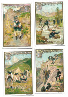 S 738, Liebig 6 Cards, Manoeuvres Alpines (ref B18) - Liebig