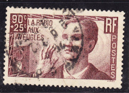 FRANCE Timbre Oblitéré N° 418 - Au Profit De L'oeuvre La Radio Aux Aveugles - Used Stamps