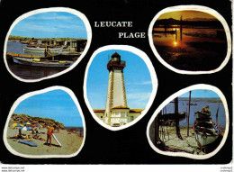 11 LEUCATE PLAGE En 5 Vues N°25 928 Phare Plage Port Coucher De Soleil Souvenir De La Côte En 1968 éditions S.L - Leucate