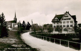 13797457 Moerschwil SG Schulhaus Und Kirche  - Andere & Zonder Classificatie