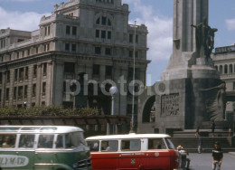 1969 COMMER MINI BUS MERCEDES VAN TENERIFE ESPANA SPAIN 35mm AMATEUR DIAPOSITIVE SLIDE Not PHOTO No FOTO NB4144 - Diapositive