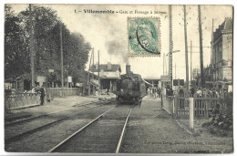 VILLEMOMBLE - Gare Et Passage à Niveau -  TRAIN - Villemomble