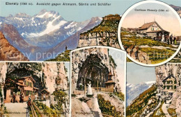 13795709 Ebenalp 1641m AI Aussicht Gegen Altmann Saentis Und Schaefler Bergwelt  - Andere & Zonder Classificatie