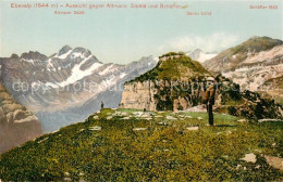 13795699 Ebenalp 1641m AI Aussicht Gegen Altmann Saentis Und Schaefler Bergwelt  - Andere & Zonder Classificatie