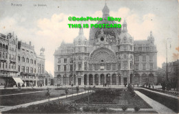 R345049 Anvers. La Station. E. Nells. Serie Anvers No. 8 - World