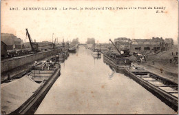 S16511 Cpa 93 Aubervilliers - Le Port, Le Boulevard Félix Faure ... - Aubervilliers