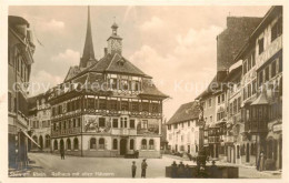 13828569 Stein Rhein SH Rathaus Mit Alten Haeusern  - Autres & Non Classés