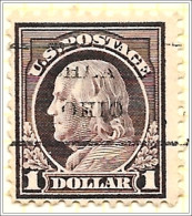 USA 1912 1 Dollar Franklin Used V1 - Usados