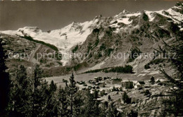 13827387 Saas-Fee VS Panorama Alphubel Taeschhorn Dom Lenzspitze Nadelhorn Walli - Autres & Non Classés