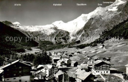 13827367 Saas-Fee VS Mit Feegletscher Allalin Alphubel Taeschhorn Dom Und Lenzsp - Autres & Non Classés