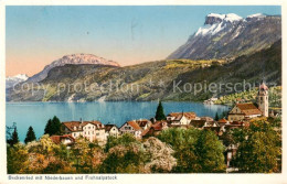 13823319 Beckenried Vierwaldstaettersee NW Mit Niederbauen Und Frohnalpstock  - Altri & Non Classificati