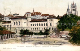 13823197 Lausanne VD Place De La Riponne Université Et Cathedrale Lausanne VD - Autres & Non Classés