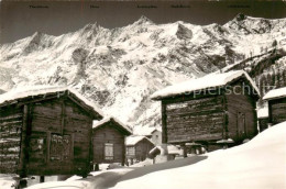 13821327 Saas-Fee VS Spycher Mit Taeschhorn Dom Suedlenz Und Ulrichshorn  - Altri & Non Classificati