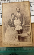 REAL PHOTO CABINET BULGARIE BULGARIA SOFIA 1894 Portrait De Famille - Old (before 1900)