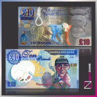 Franck Medina £10 Great Britain Kamberra Sherlock Holmes Paper Fantasy Banknote Private - Sammlungen