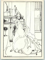 39430308 - Sign.Aubrey Beardsley Illustration The Coiffing Nr.12 - Other & Unclassified