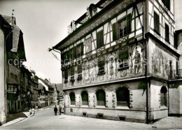 13817087 Stein Rhein SH Rathausplatz Fachwerkhaeuser Altstadt  - Autres & Non Classés