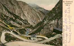 13816399 St Gotthard San Gottardo TI Panorama Alpenpass Schoellenen  - Andere & Zonder Classificatie
