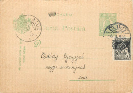 Romania Postal Card  Aiud 1928 Cluj - Roumanie