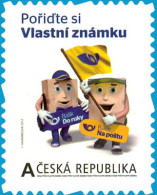 ** 727-9 Czech Republic Private Design Stamps 2012 Parcel Delivery - Correo Postal