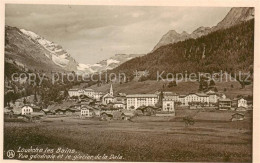 13815837 Loeche-les-Bains VS Vue Generale Et Le Glacier De La Dala  - Andere & Zonder Classificatie