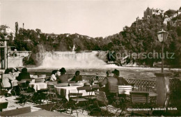 13794767 Woerth Schloessli Rheinfall Neuhausen SH Gartenterrasse  - Autres & Non Classés