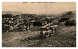 Epinal - Vue D'ensemble De La Gare Et Des Rotondes (Testart) - Epinal