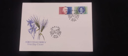 C) 1989. NORWAY. FDC. WRITERS, POETS AND NOVELISTS. DOUBLE STAMP. XF - Andere-Europa