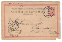 POSTKARTE AUS DEUTSCHLAND // 1886 - Andere & Zonder Classificatie