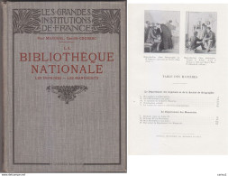 C1 Marchal Couderc LA BIBLIOTHEQUE NATIONALE 1907 Relie ILLUSTRE Port Inclus France - 1901-1940