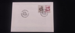 C) 1978. DENMARK. FDC. DOUBLE MUSHROOM STAMP. DOUBLE. XF - Europe (Other)