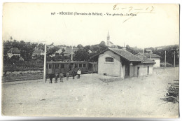 RECHESY - Vue Générale, La Gare - TRAIN - Altri & Non Classificati