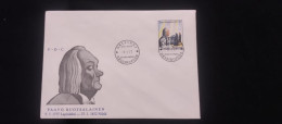 C) 1977. FINLAND. FDC. MEMORIAL OF PAAVO RUOTSALAINEN. XF - Andere-Europa