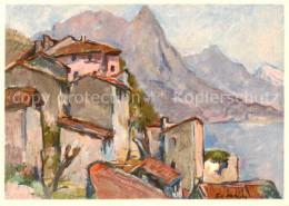 13793209 Gandria Lago Di Lugano Kuenstlerkarte Gandria Lago Di Lugano - Andere & Zonder Classificatie