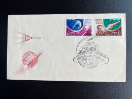 RUSSIA USSR 1961 FDC VOSTOK-2 06-08-1961 SOVJET UNIE CCCP SOVIET UNION SPACE - FDC