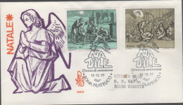 ITALIA - ITALIE - ITALY - 1977 - Natale - FDC Venetia - Viaggiata Con Annullo - FDC