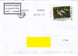MonTimbraMoi Personnalisé MTAM "Chateau De MALBROUCK" Lettre 20gr, Oblitéré Sur Lettre Du 23-04-13 - Sonstige & Ohne Zuordnung