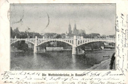 13792247 Basel BS Wettsteinbruecke Mit Muenster Basel BS - Sonstige & Ohne Zuordnung