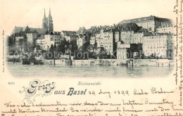 13792229 Basel BS Rheinansicht Muenster Basel BS - Altri & Non Classificati