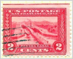 USA 1913 SG#424, 2c Panama Pacific Exposition Used V1 - Gebruikt