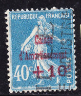 FRANCE Timbre Oblitéré N° 246, Au Profit De La Caisse D'Amortissement - Used Stamps