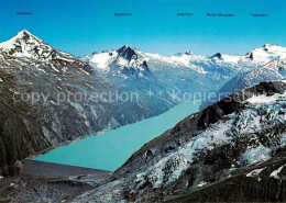 13789837 Saastal Blick Vom Kl Allalinhorn Auf Den Mattmark Stausee Saastal - Altri & Non Classificati