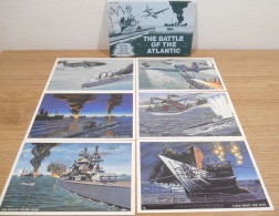 The Battle Of The Atlantic - Set Six Postcard Riproduction - War 1939-45