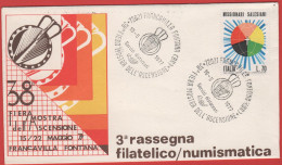 ITALIA - ITALIE - ITALY - 1977 - 70 Missionari Salesiani + Annullo 38a Fiera Dell'Ascensione - 3a Rassegna Filatelico/Nu - Exposiciones Filatélicas