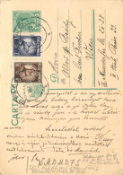 Romania Postal Card 1932 Wien Royalty Franking Stamps - Roumanie
