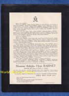 Document Ancien De 1928 - BELAIR Par Villeloin Coulangé - Adolphe Henri BABINET Inspecteur Des Eaux Et Forets - Rogny - Décès