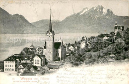 13786239 Weggis Vierwaldstaettersee Panorama Mit Pilatus Weggis Vierwaldstaetter - Autres & Non Classés