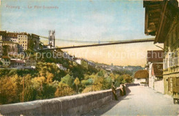 13784847 Fribourg FR Le Pont Suspendu Fribourg FR - Other & Unclassified