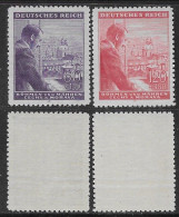 Bohemia Moravia 1943 Hitler's Birthday Mi N.126-127 Complete Set MNH ** - Nuovi