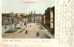 13781837 Zuerich ZH Bahnhofsplatz Denkmal Zuerich ZH - Autres & Non Classés